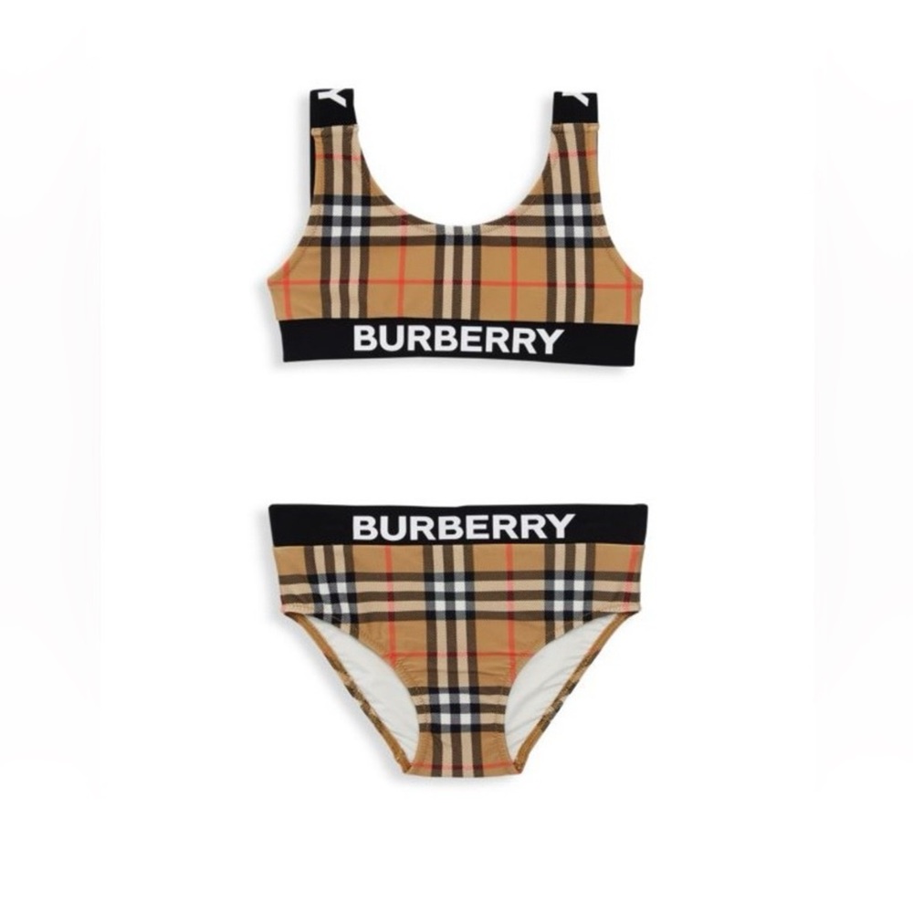 Burberry Girl’s Liana Vintage 2-Piece Bikini - size: 14 - worn twice